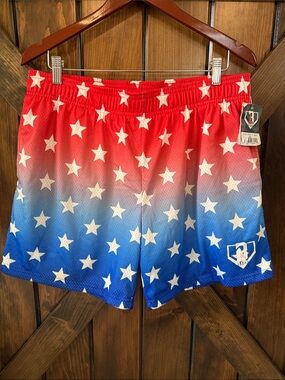 Baseball Lifestyle 101, Men’s Large Freedom Shorts